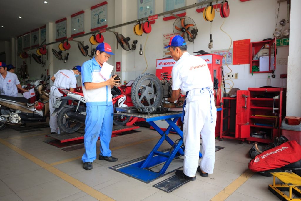 Honda Mechanics at Work